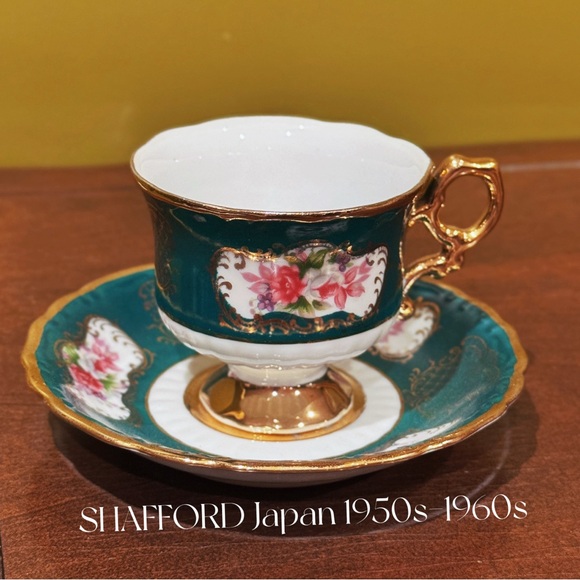 SHAFFORD Japan Vintage Teacup & Saucer - Picture 1 of 3
